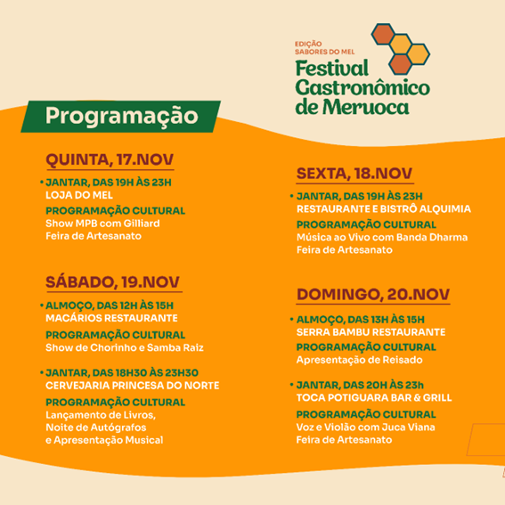 Vai começar o Festival de Gastronomia e Cultura do Aracati - O Estado CE
